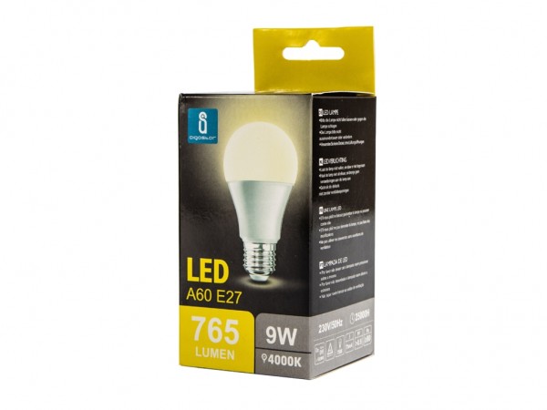 8433325191245 - LED Leuchtmittel A60 9W E27 4000K neutralweiss