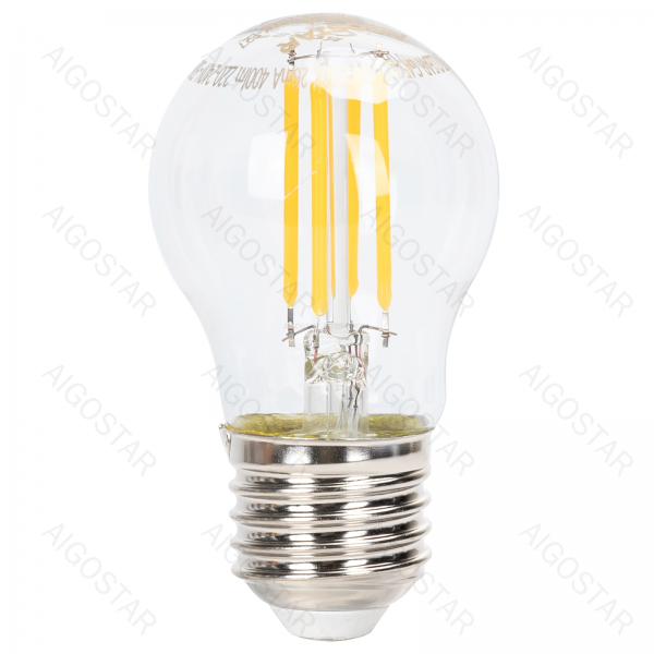 LED Filament Leuchtmittel E27 G45 4W 400lm 2700K Warmweiß dimmbar