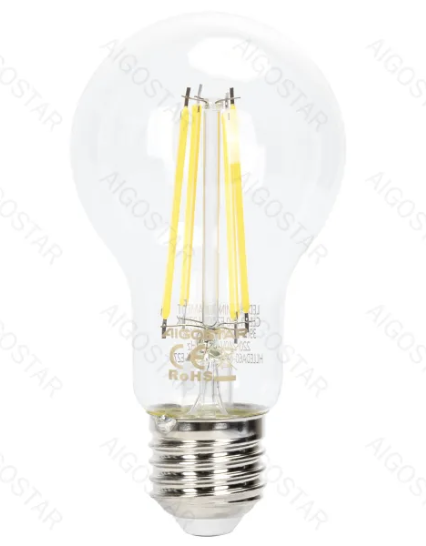 LED Filament Leuchtmittel E27 A60 6W 600lm 6500K Kaltweiß dimmbar