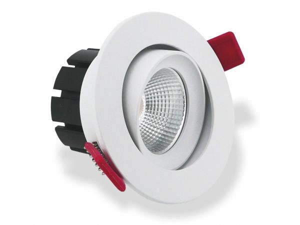 SP08CW-RE LED Downlight 60° 8W 24VDC CCT Farbmischung
