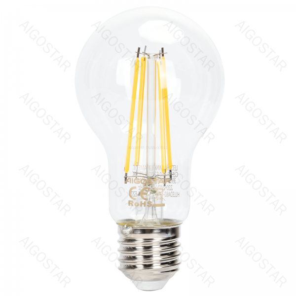 LED Filament Leuchtmittel E27 A60 6W 600lm 2700K Warmweiß dimmbar