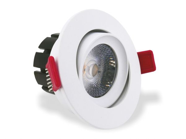 SP08CW-D LED Downlight 38° 8W 24VDC CCT Farbmischung
